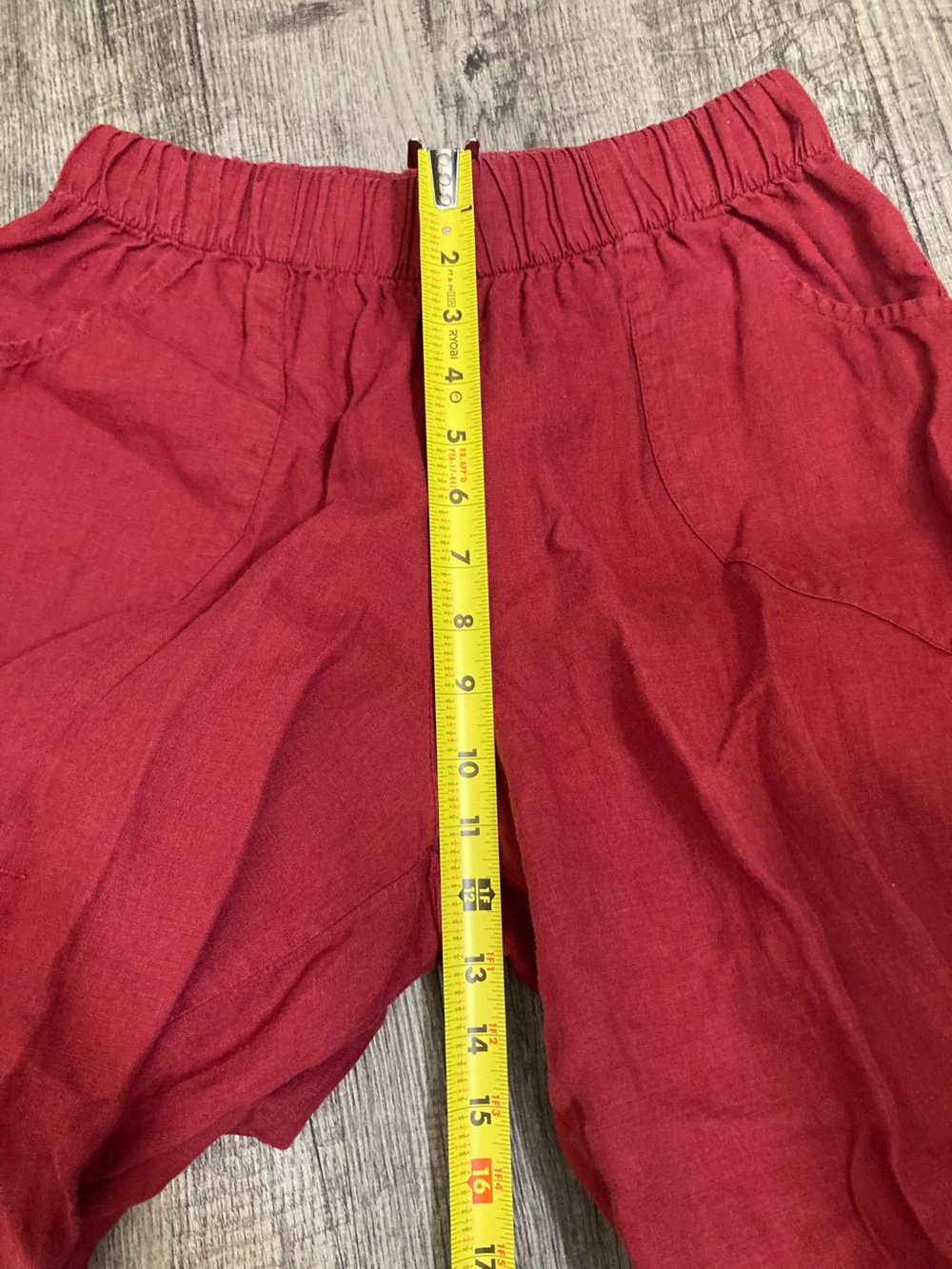 Flax linen parachute pants small - Picture 9 of 11